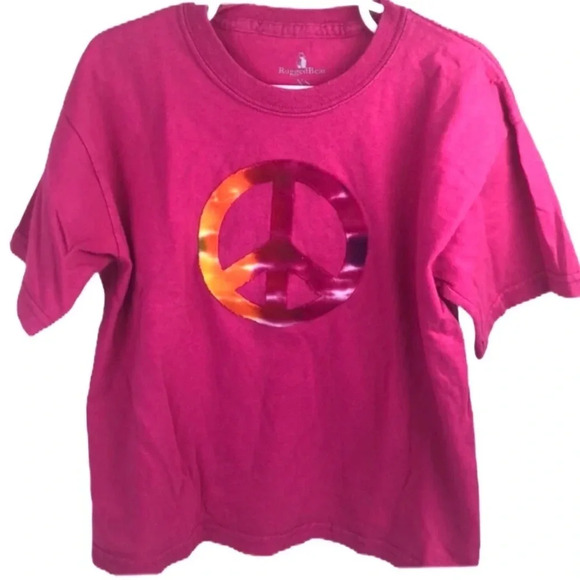 RUGGED BEAR EUC GIRLS TOP SHIRT TSHIRT TEE SUMMER CASUAL TOPS SHIRTS PINK SZ XS - Picture 1 of 3